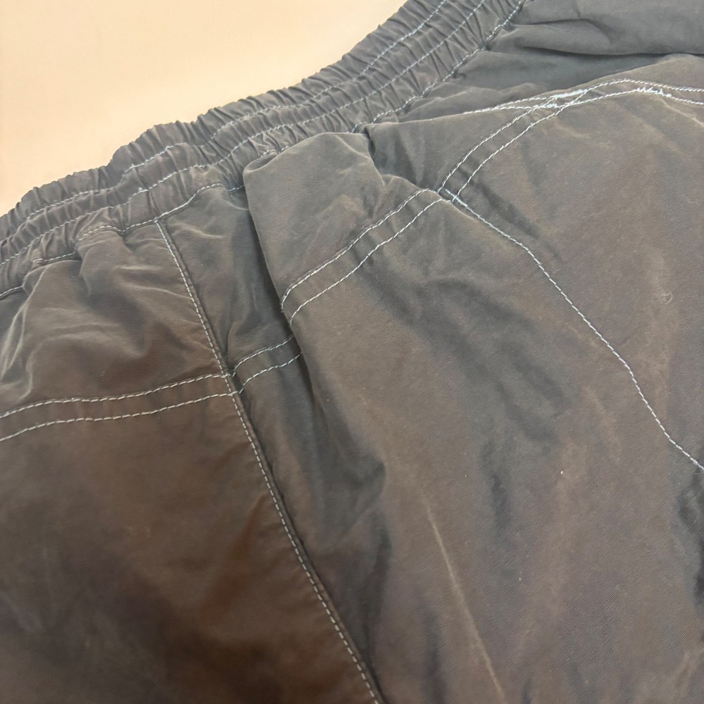 VTG 8 Ball Joe Boxer Cargo Pants Nylon Mesh Lined Knee Straps Mens 90's Y2K Rare - Picture 7 of 11